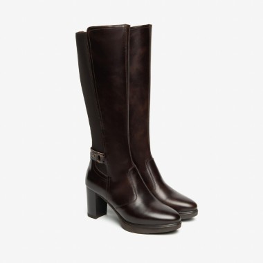 Bota Marrón de tacón