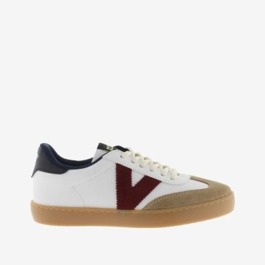 Ciclista Blanco y Burdeos