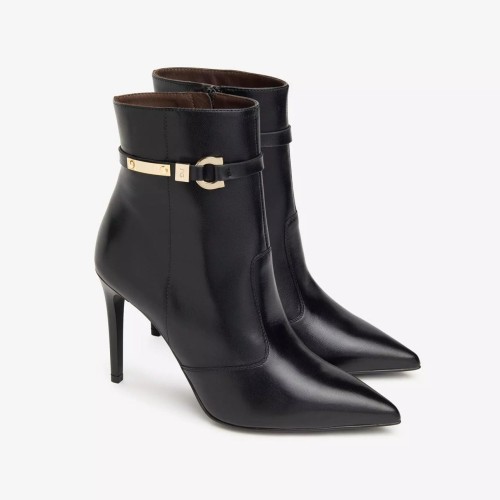 Botín Hebilla de tacón fino