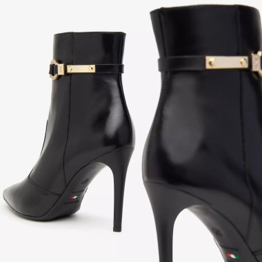 Botín Hebilla de tacón fino