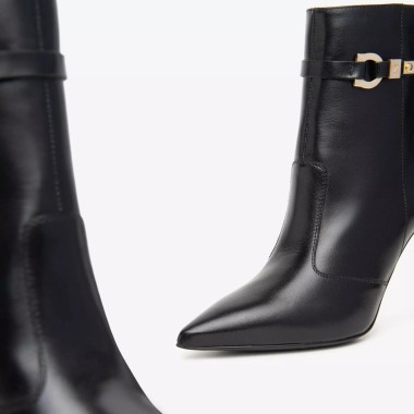 Botín Hebilla de tacón fino