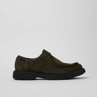 Zapato Norman de ante verde