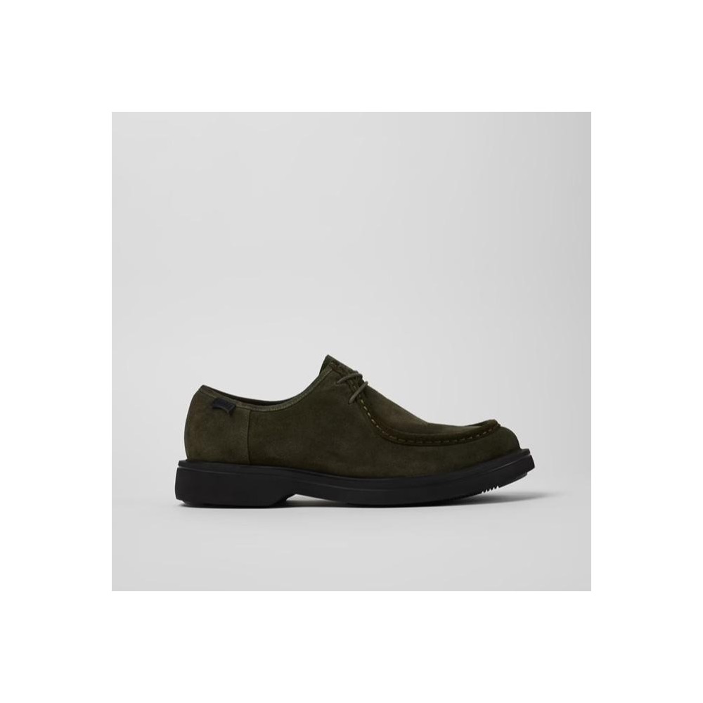 Zapato Norman de ante verde