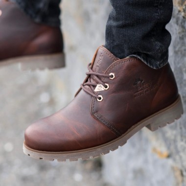 Botín Panama Grass Castaño