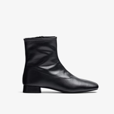 Botín Covina plano negro