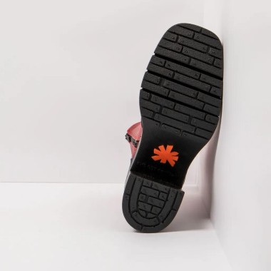 Botín rojo de tacón