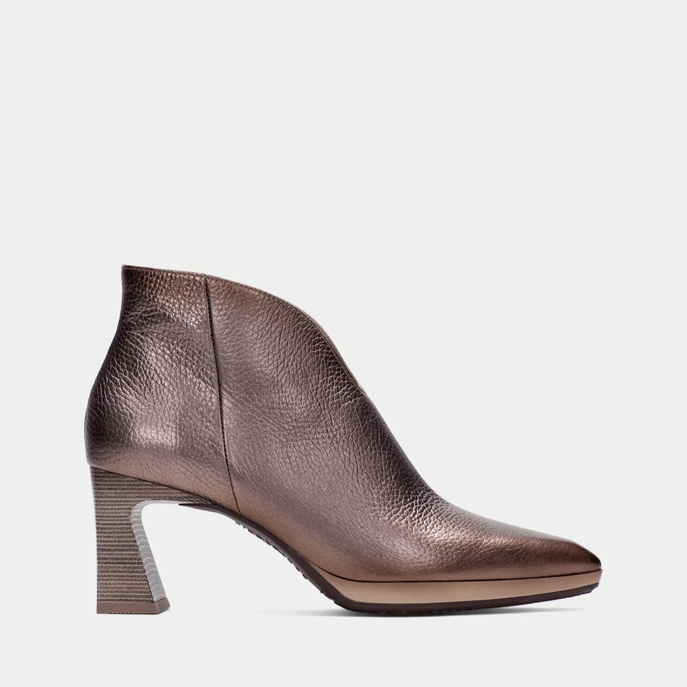 Botín de tacón bronce Atlanta