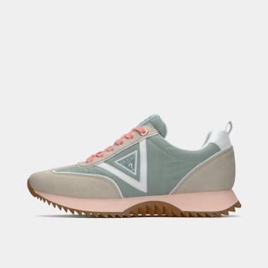 Sneaker Bail en rosa y gris