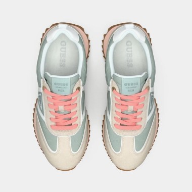 Sneaker Bail en rosa y gris