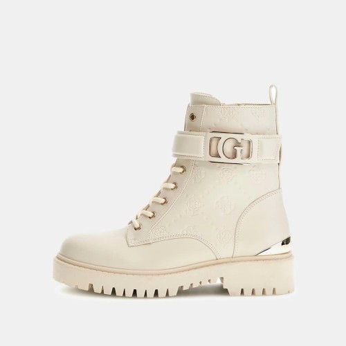 Bota militar en beige