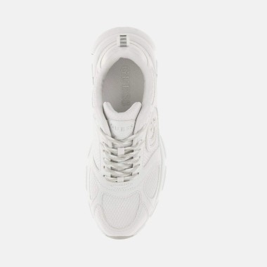 Sneaker blanco y plata