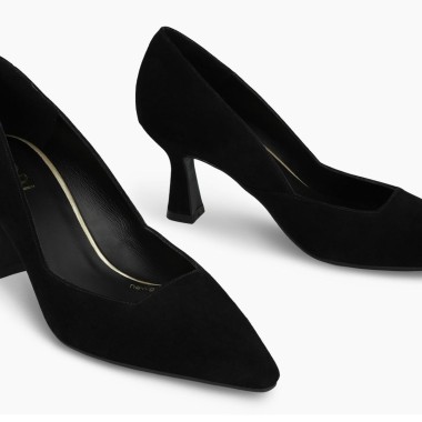 Salón Genius en ante negro