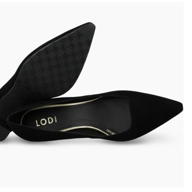 Salón Genius en ante negro