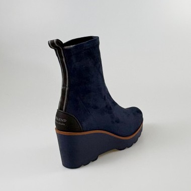 Cuña Hita elástica en ante Taupe