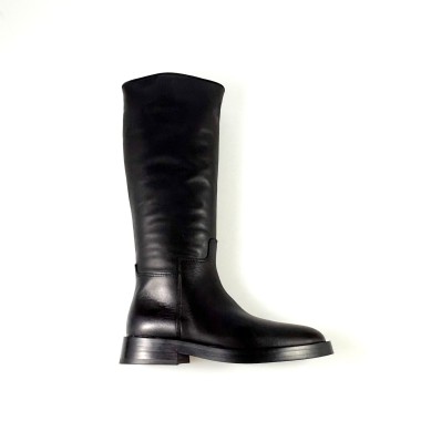 Bota negra de montar