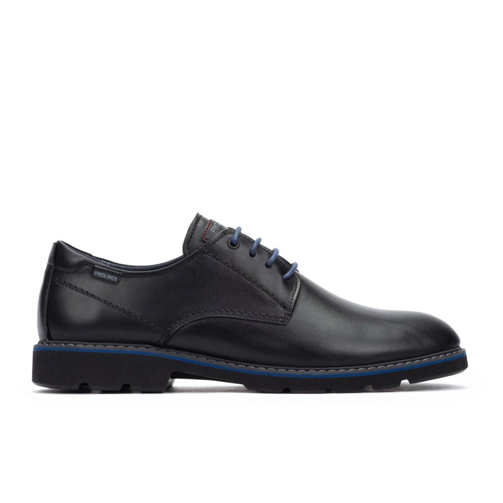 Blucher negro cordon azul