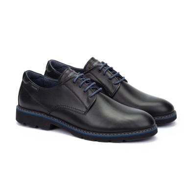 Blucher negro cordon azul