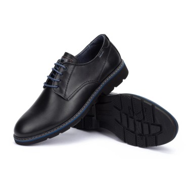 Blucher negro cordon azul