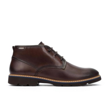 Botín marrón de cordones