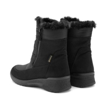 Botín con pelo y Goretex en negro