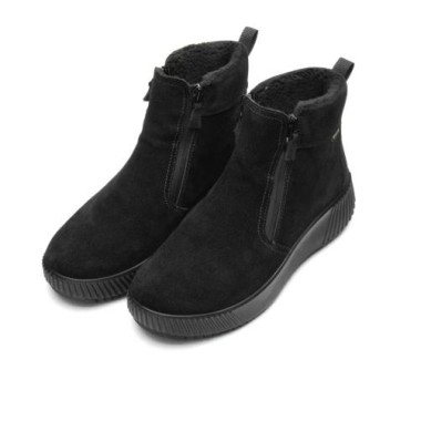 Botiín de ante negro con GoreTex