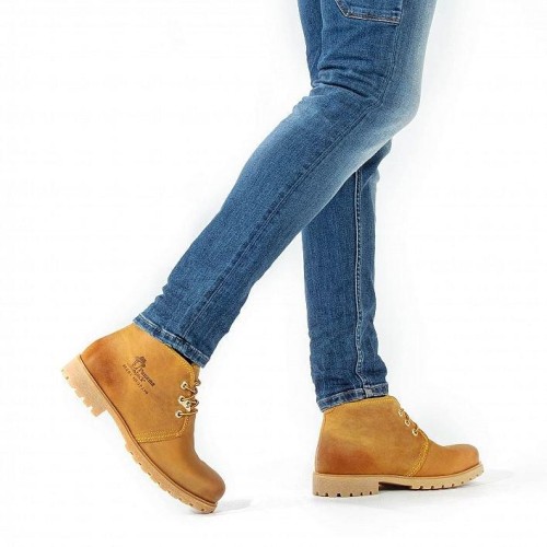 Hombre Panama Botin Vintage